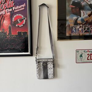 Vintage Coach Monogram Crossbody Bag